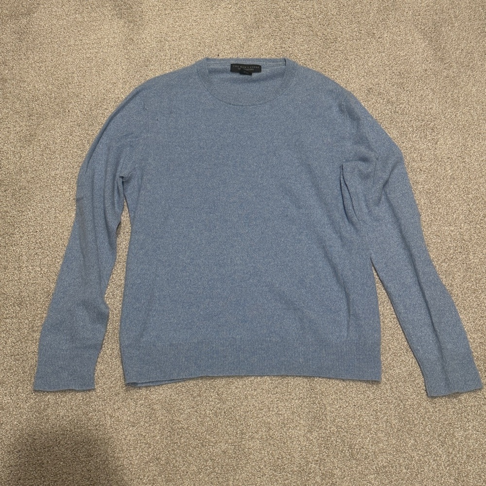 Bloomingdale’s Men's Light Blue Crewneck Sweater